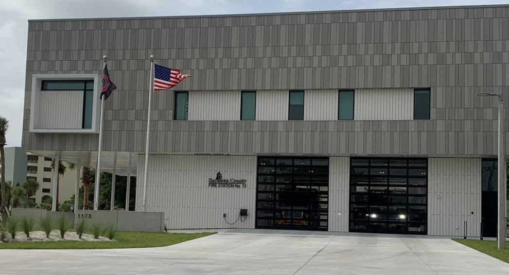 Roof Replacement by Crowther at Siesta Key Firestation 13