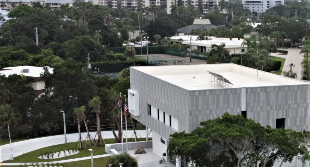 New Roof by Crowther Roofing and Cooling on the Sarasota Fire Station 3