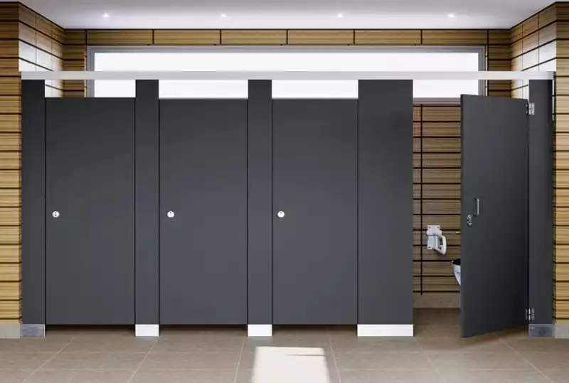 Toilet partitions from Crowther Specialties A divison 10