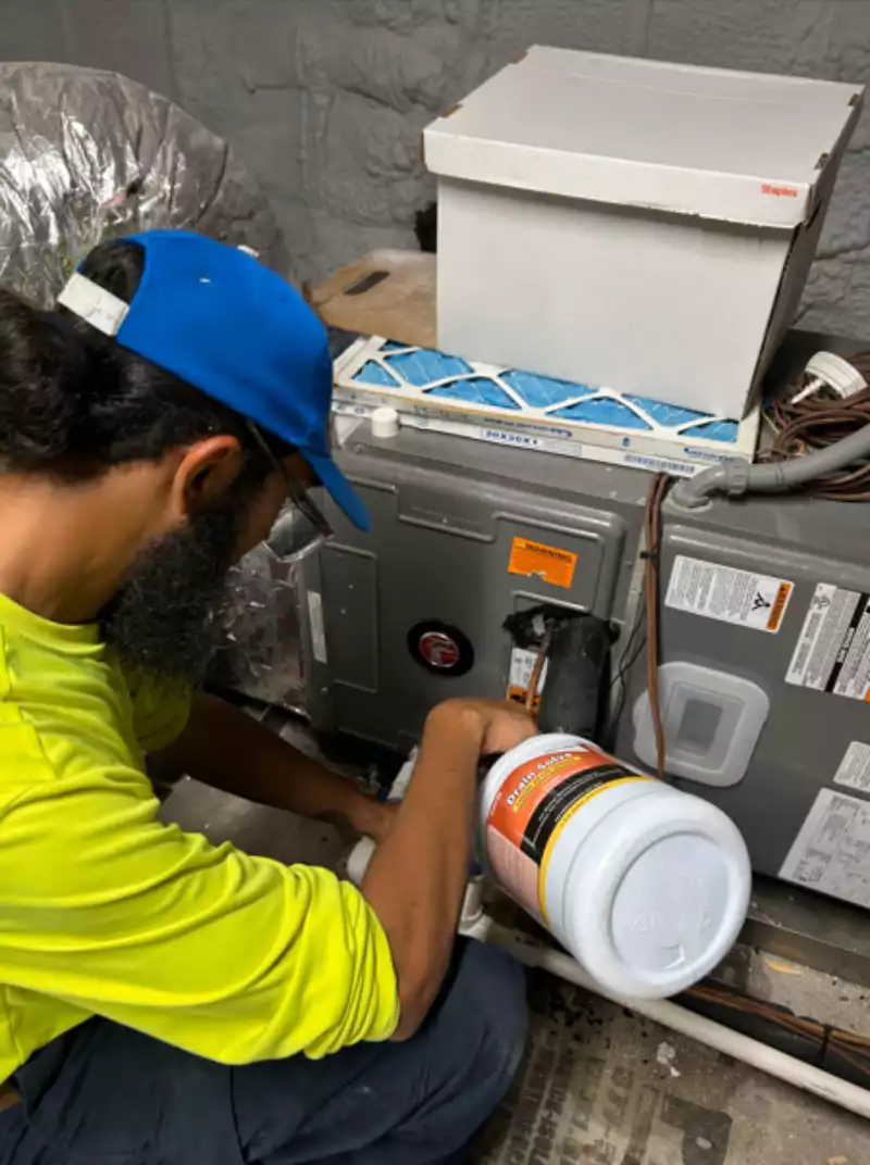 Is Your AC Drain Line Clogged info Crowther Roofing Cooling serving Ft Myers Sarasota