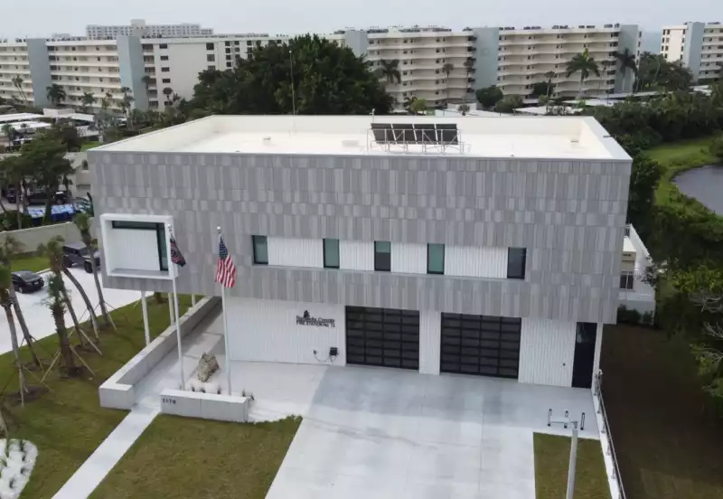 Roof Replacement by Crowther Roofing and Cooling at Sarasota Fire Station
